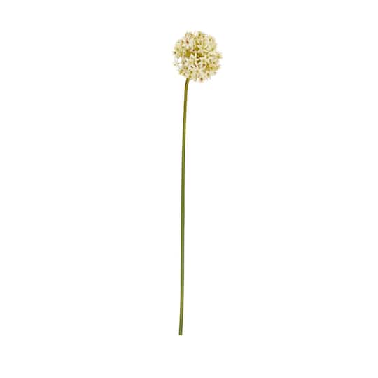 31" White Allium Artificial Flower Stem, 8ct.